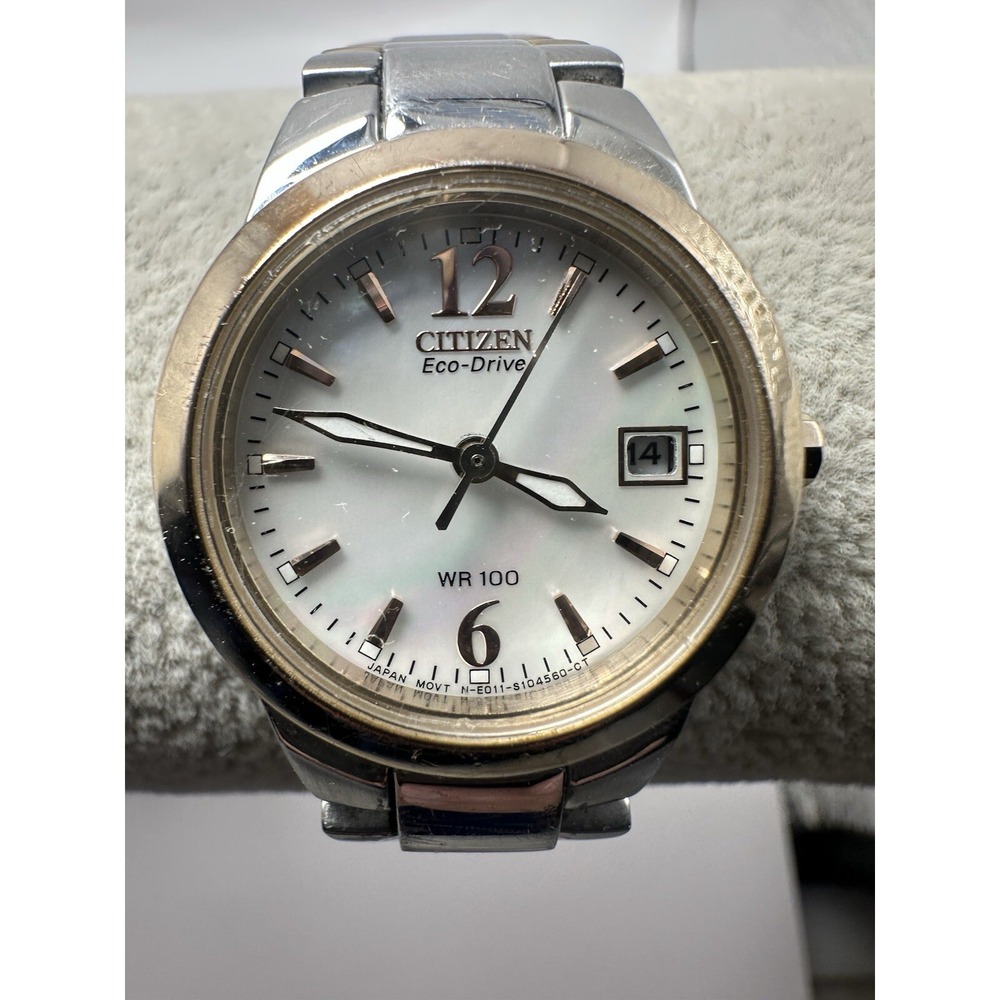 Citizen E011-S070082 Ladies Eco-Drive 26MM 6" Working MOP‎ Dial T51
